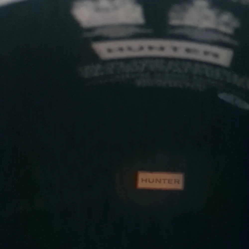 Hunter Black Tall Rain Boots - Picture 9 of 11